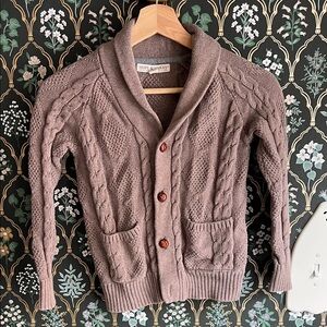 Hope & Henry Boys Organic Cotton sweater Cardigan